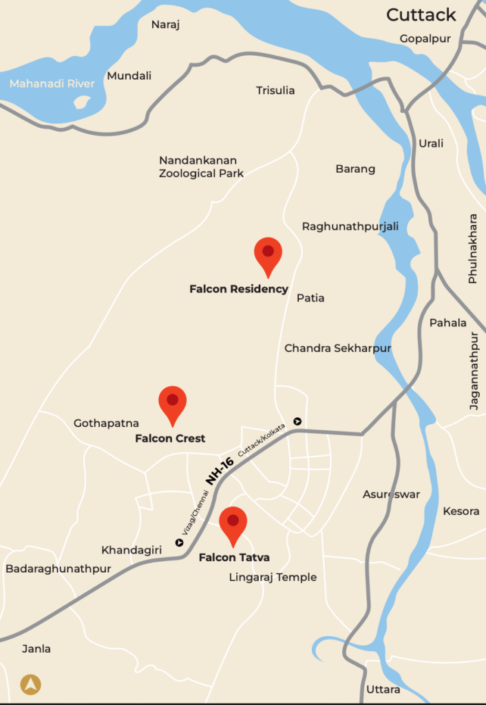 Falcon Tatva Location Map