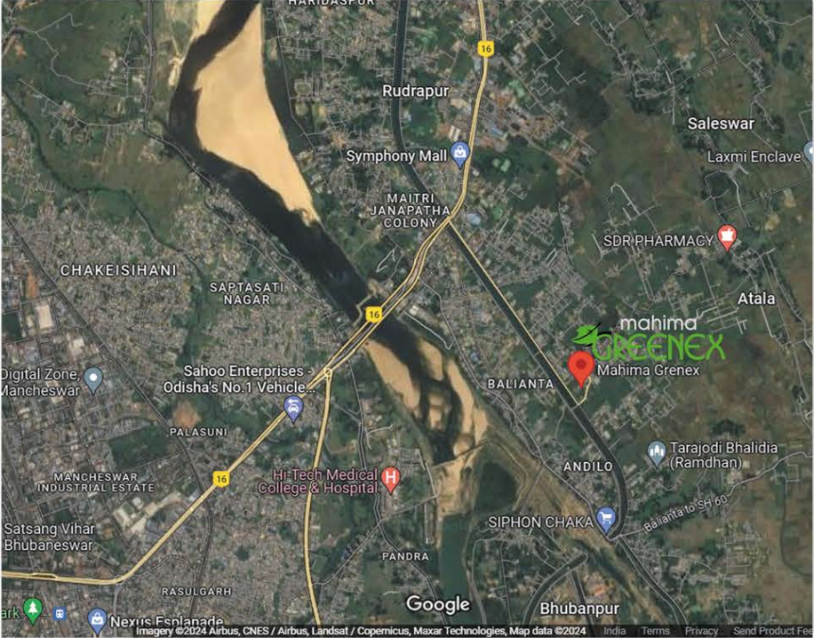 Mahima Greenex Hanspal Location Map